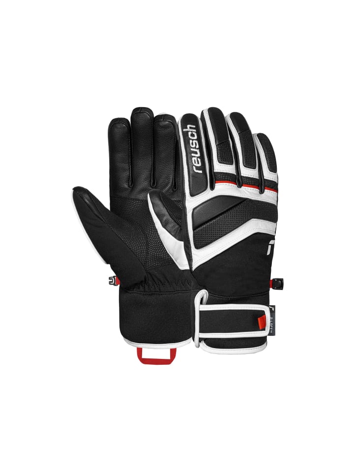 Winterhandschuhe Alpha Pro in 7745 black/white/fire red