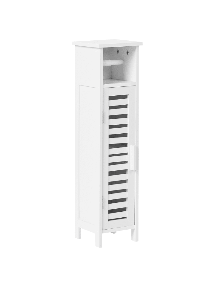 Badezimmerschrank OLATHE in Weiß - (W) 18 x (H) 72 x (L) 17 cm
