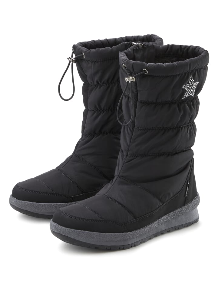 Winterstiefel in schwarz