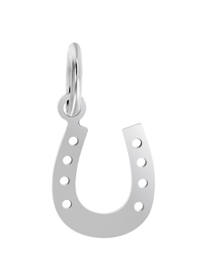 Damen Anhänger Hufeisen aus 925 Silber in silber