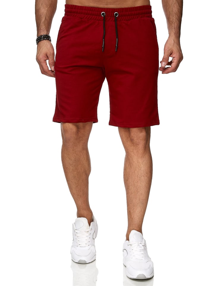 Shorts Basic Sweathose in bordeaux