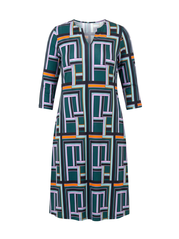 Midikleid in tief grün