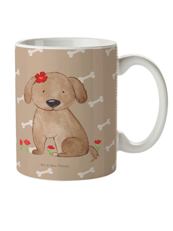 Becher Hund Dame ohne Spruch in Hundeglück