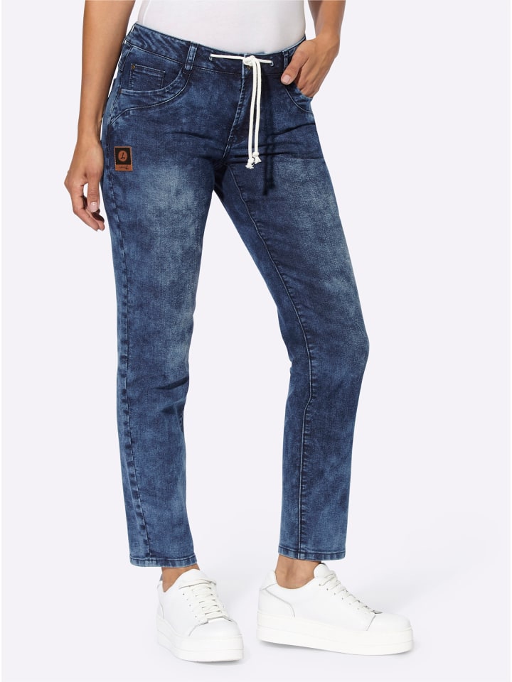 5-Pocket-Jeans in dark blue