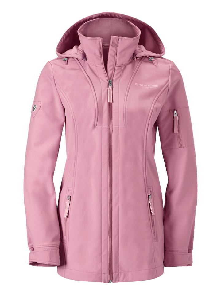 Softshell-Jacke in altrosa