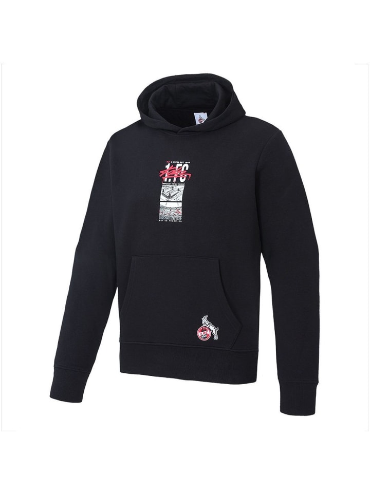 Hoodie "Hoodie Kunstfelderstr." in Schwarz