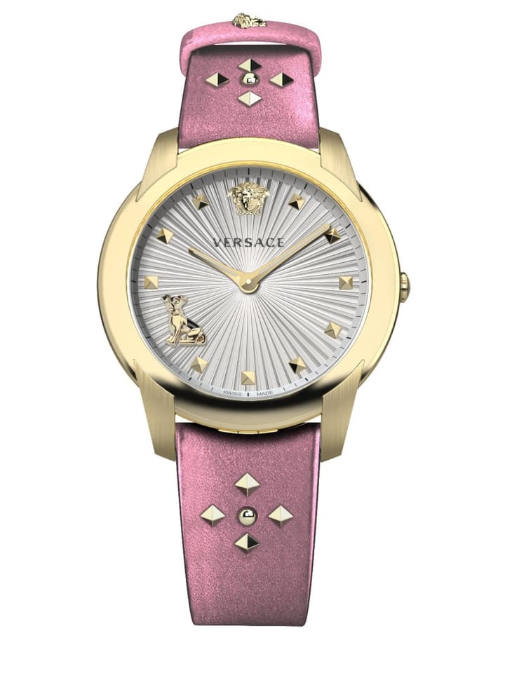Schweizer Uhr Audrey in rosa