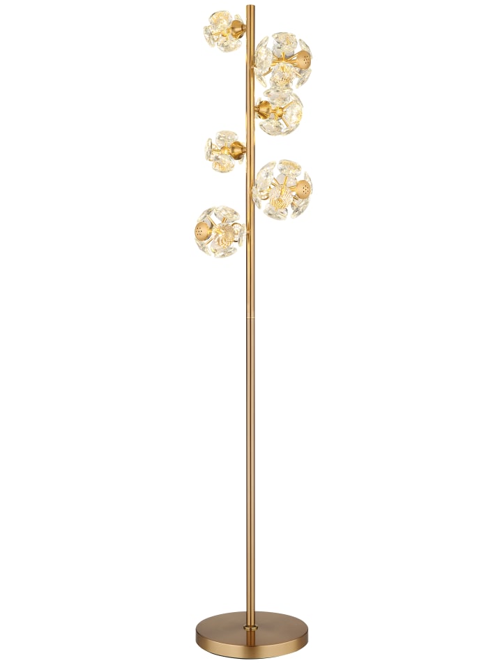 Stehleuchte "VIRINA" in gold