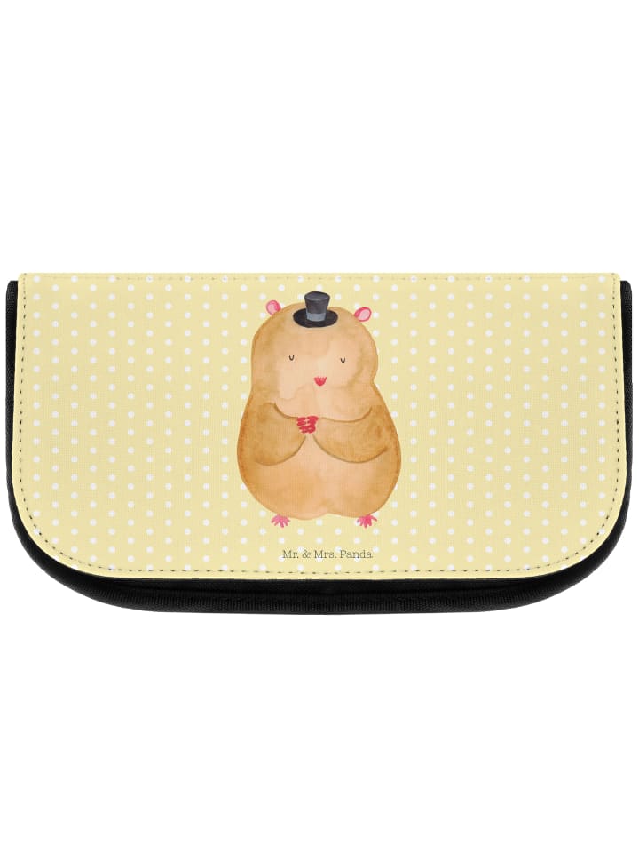 Kosmetik-Organizer Hamster Hut ohne Spruch in Gelb Pastell