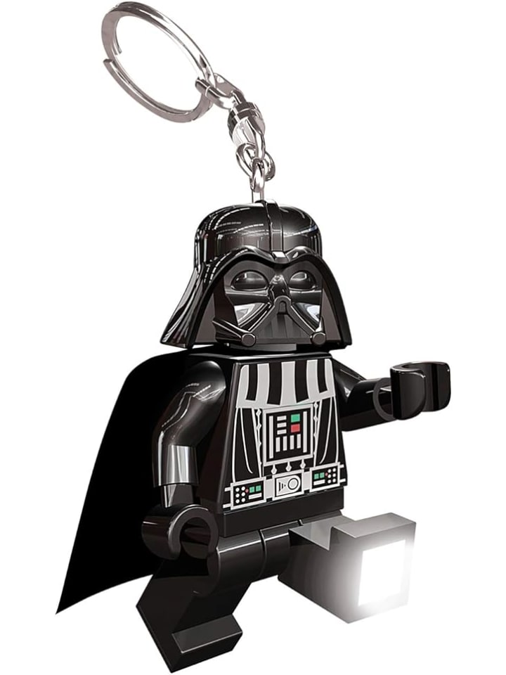 IQ Lego Star Wars Schlüsselanhänger mit LED-Taschenlampe in Schwarz