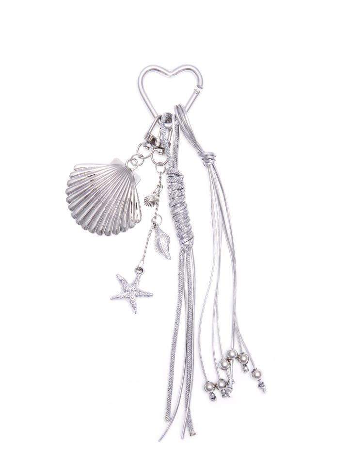 Women Keychain in Silver
