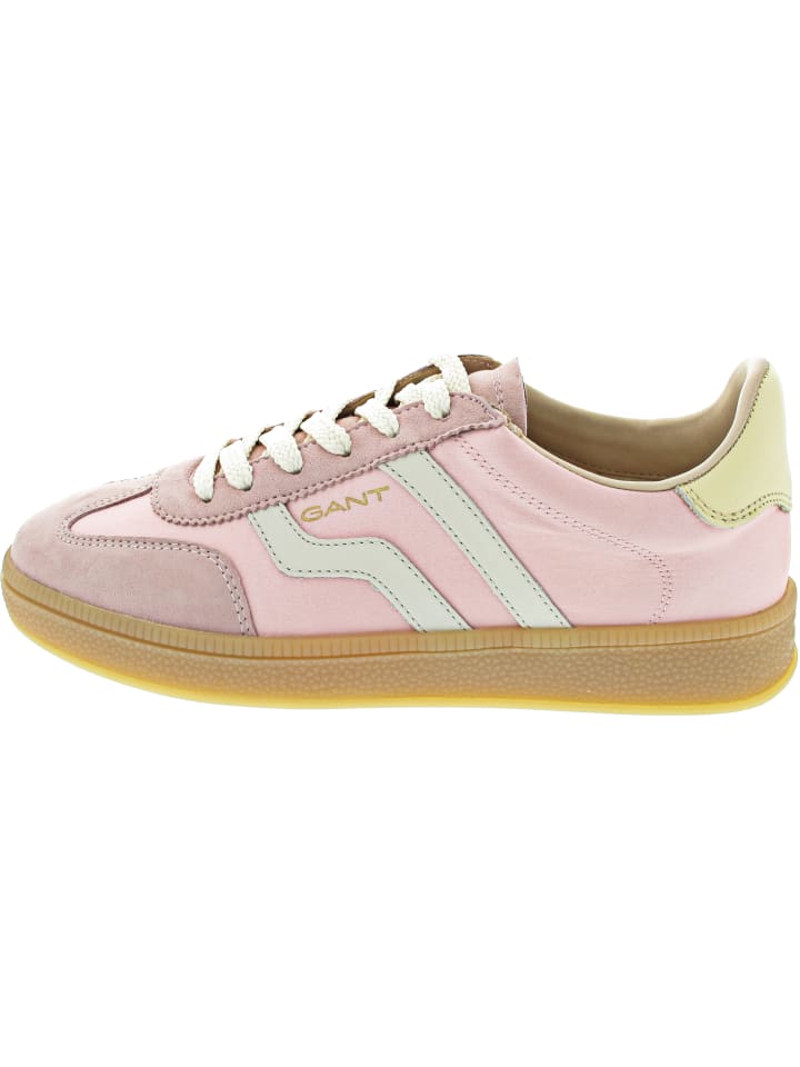 Schnürhalbschuh in rosa