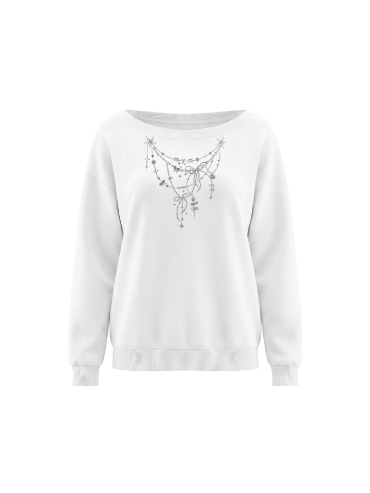 Women Sweatshirt in White