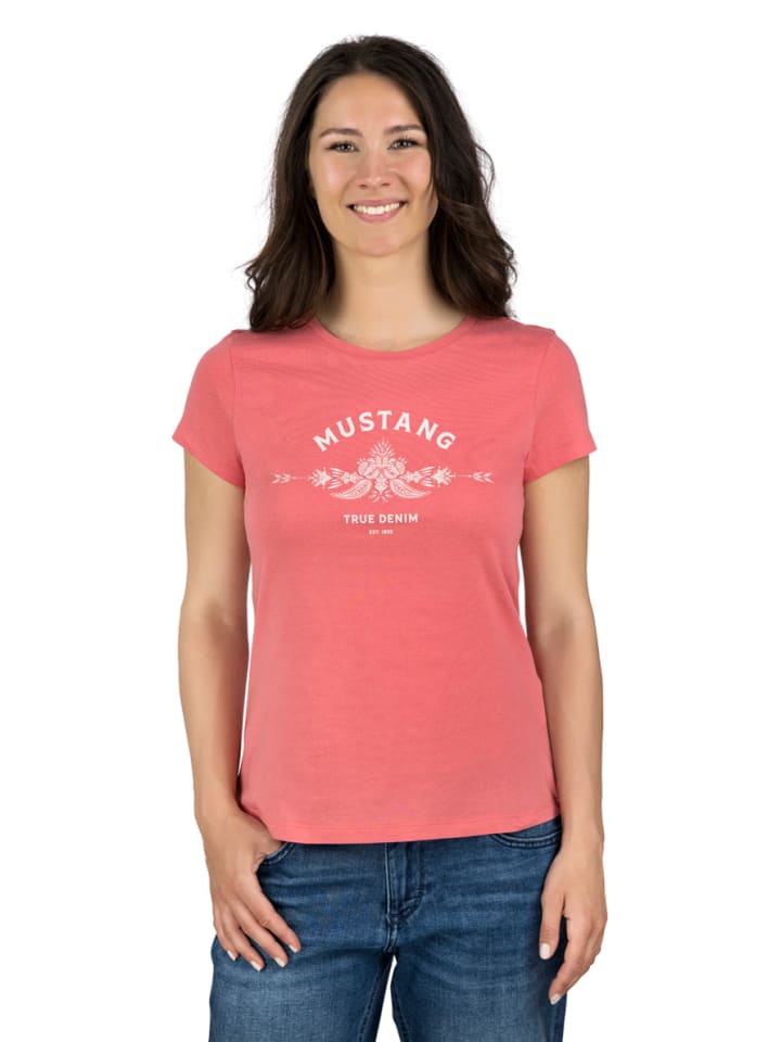 T-Shirt Alexia C Logo in Rot