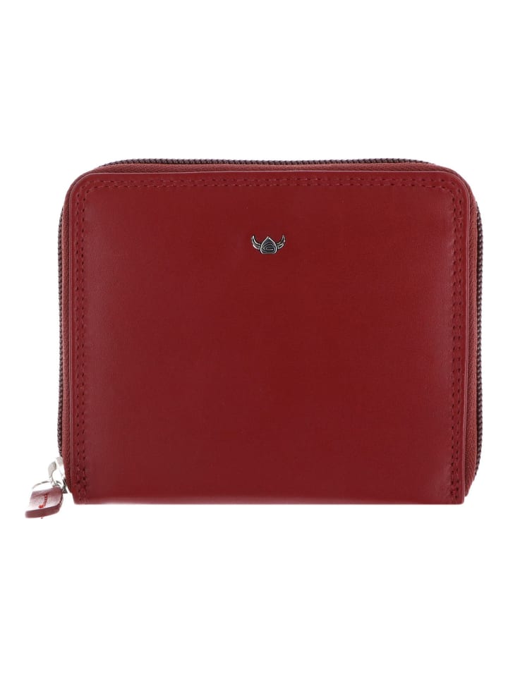 Polo Geldbörse RFID Schutz Leder 12.5 cm rot