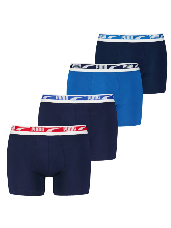 Boxershort 4er Pack in Blau