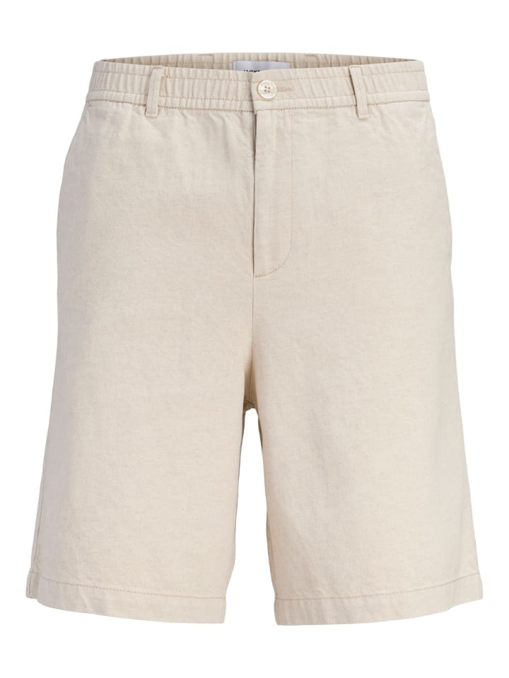 Loose Fit Shorts in Ecru