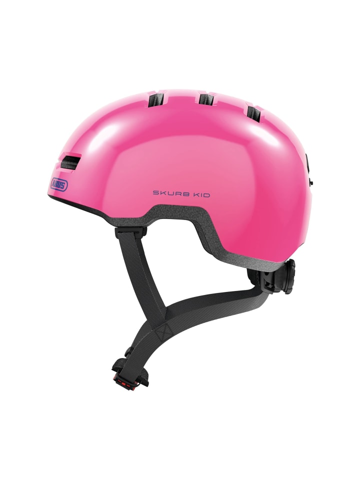 Kleinkinder- und Kinderhelm Skurb Kid in shiny pink