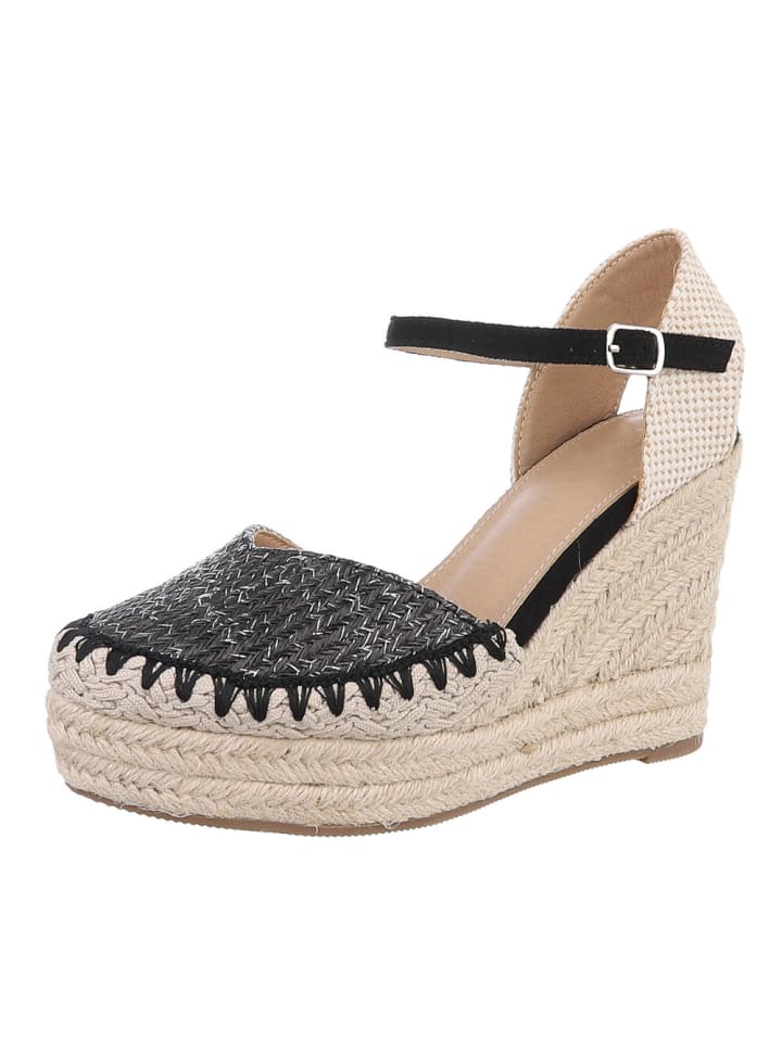 Sandale & Sandalette in Schwarz