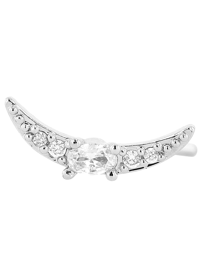 Damen Piercing – Mond aus Edelstahl in silber