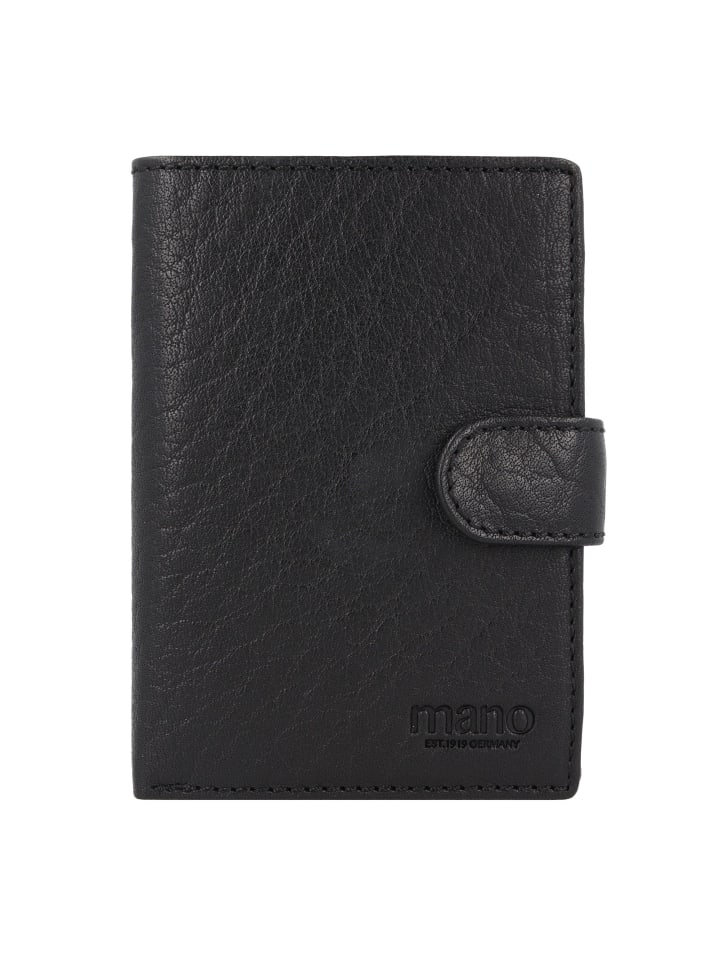 Don Simon Geldbörse Leder 11 cm schwarz