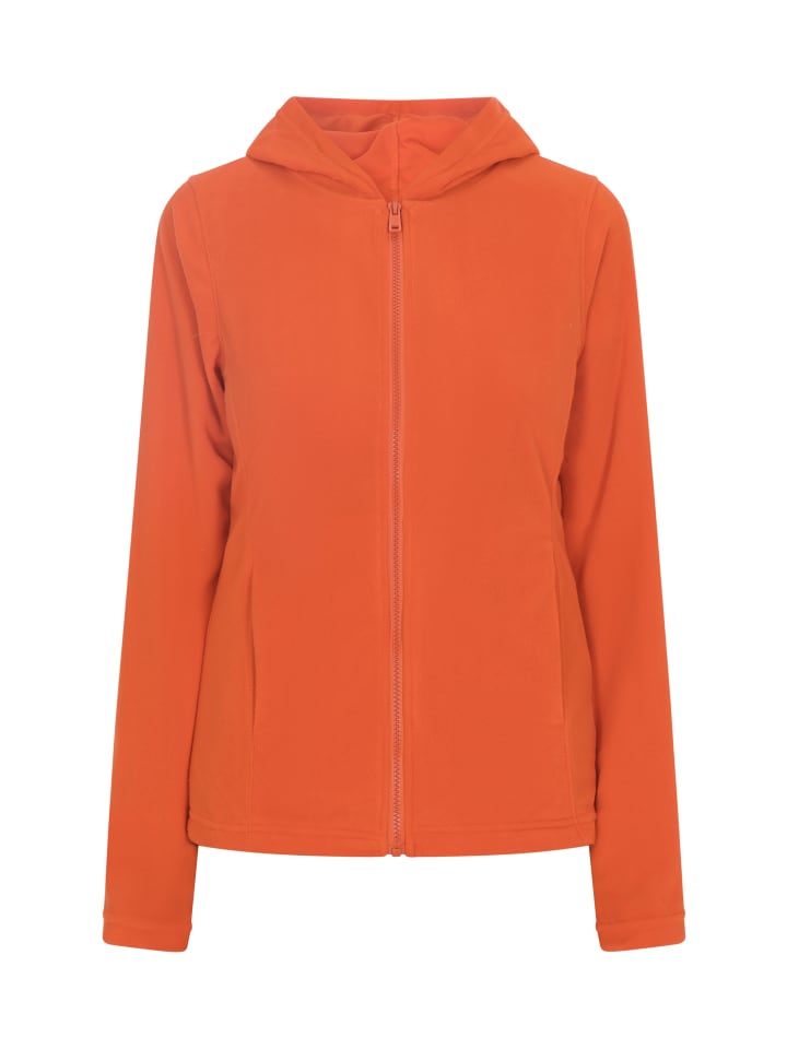 Damen Fleecejacke in Orange