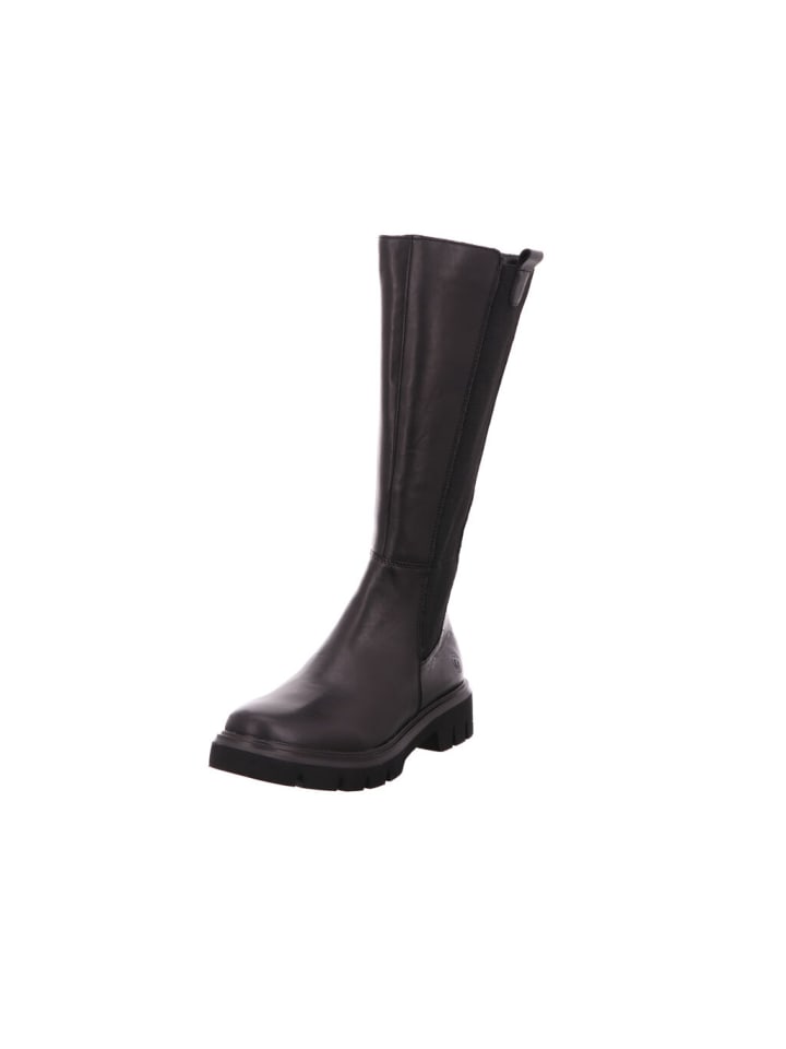 Stiefelette in schwarz/schwarz/schwarz
