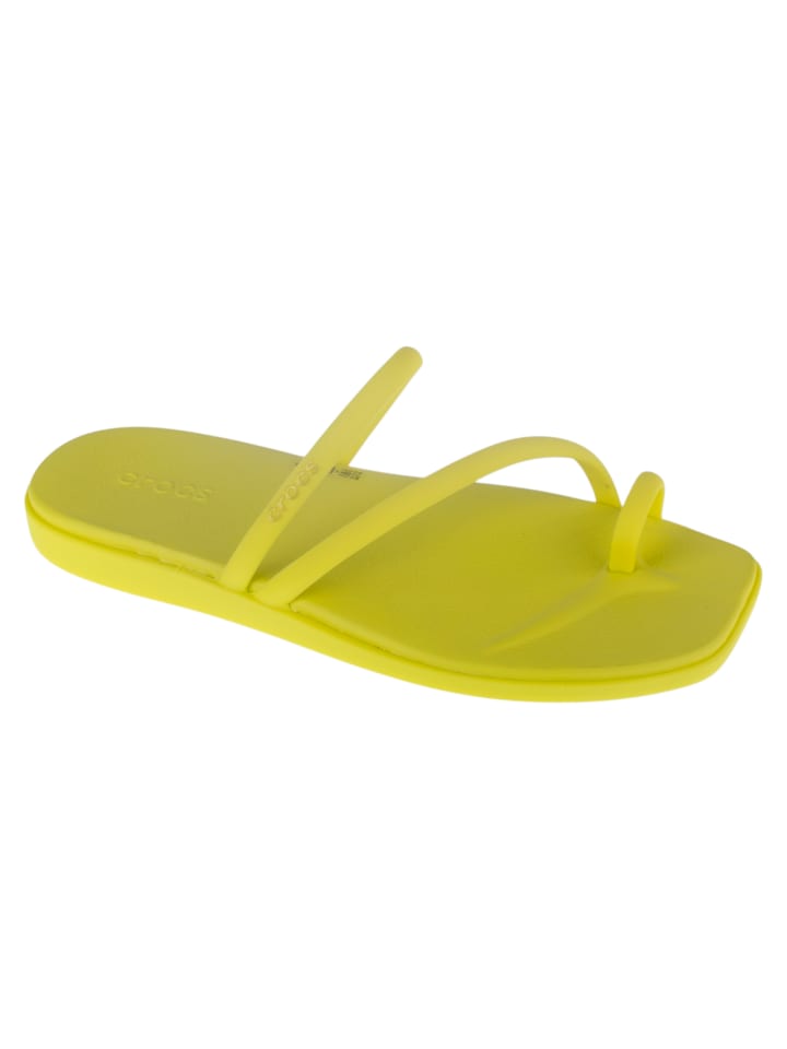 Crocs Miami Toe Loop Sandal W in Gelb