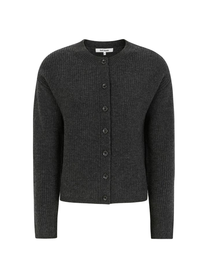 Strickjacke SRWest in 659 Charcoal Melange