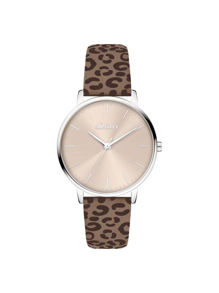 Armbanduhr Modern Basics in braun