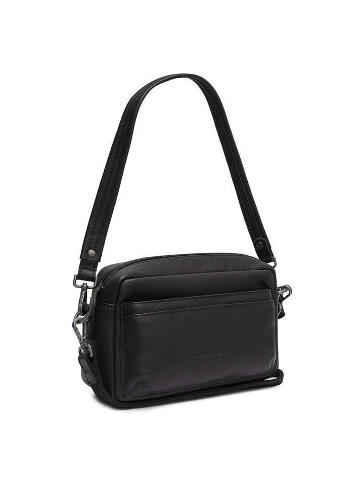 Liora Schultertasche Leder 24 cm black