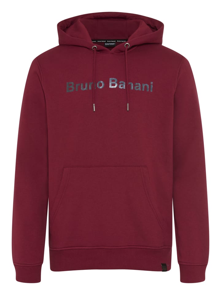 Kapuzensweatshirt in weinrot