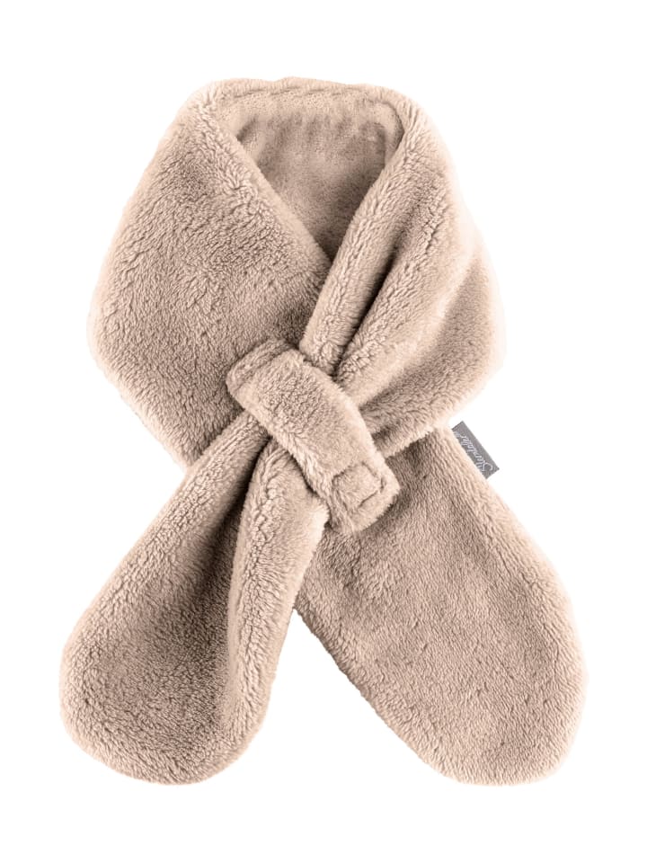 Schal Flausch in beige