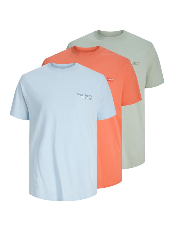 3er-Pack T-shirt in Omphalodes