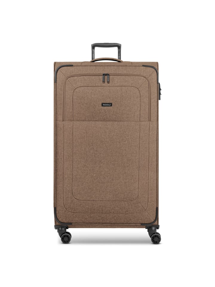 Essentials 12 4-Rollen Trolley XL 90 cm sehr groß Sondergröße coffee