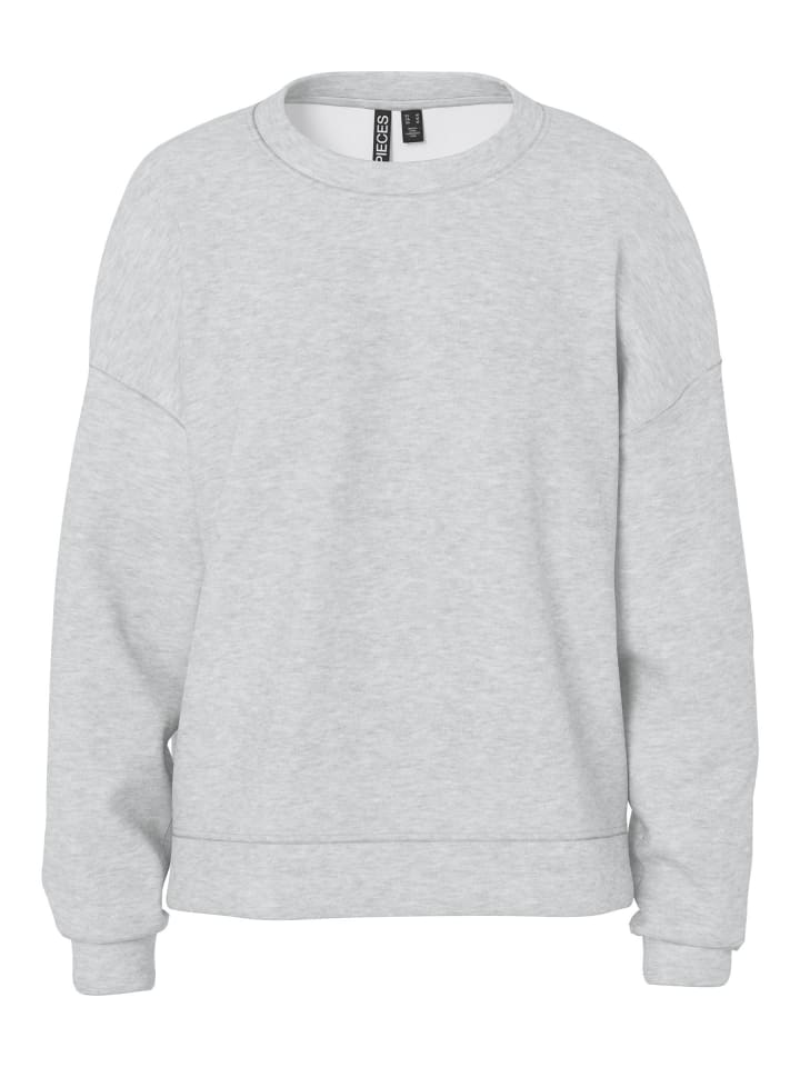 Sweatshirt in Light Grey Melange