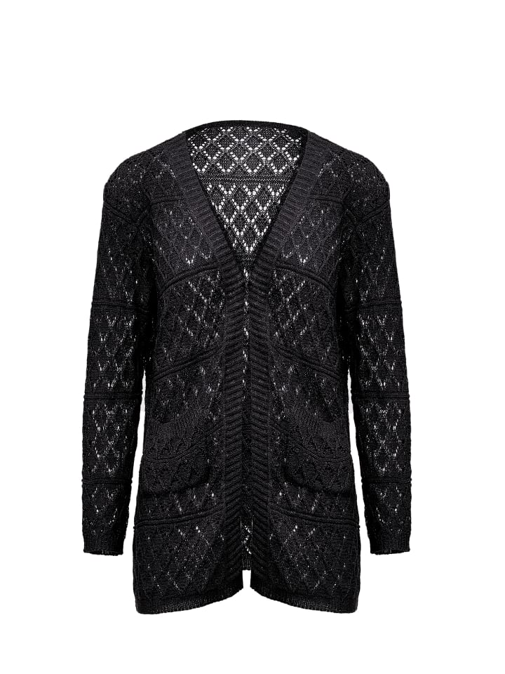 Damen Strickjacke in Schwarz