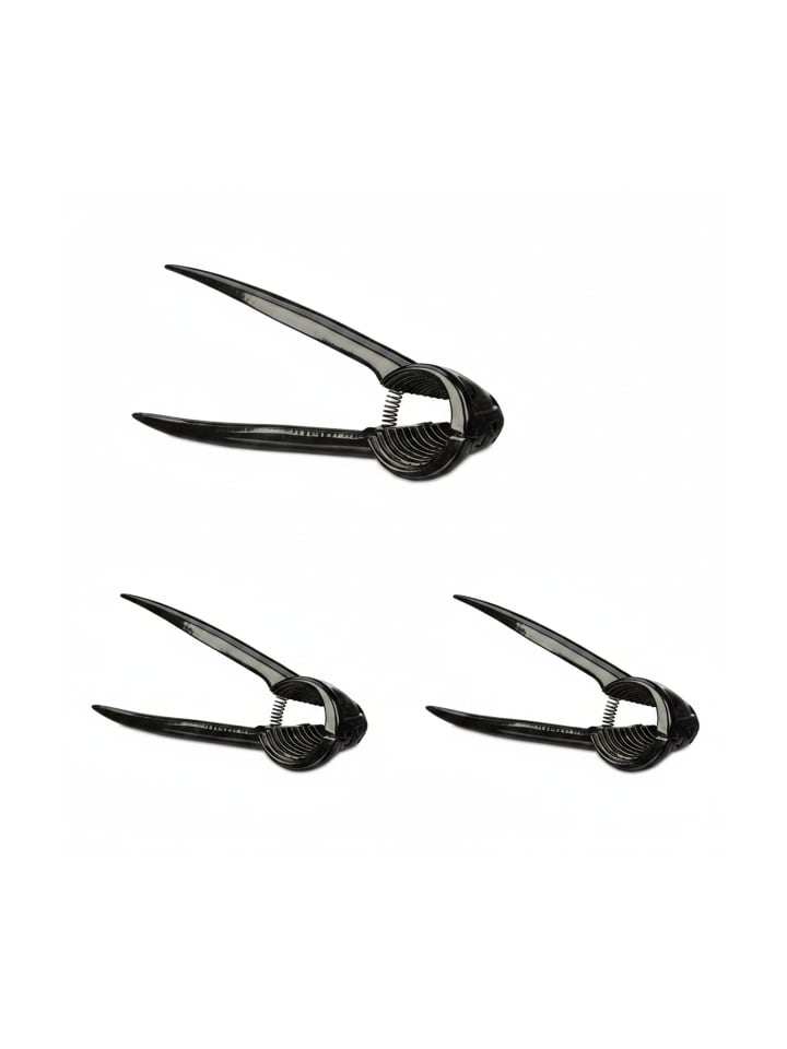3 x Nussknacker in Schwarz
