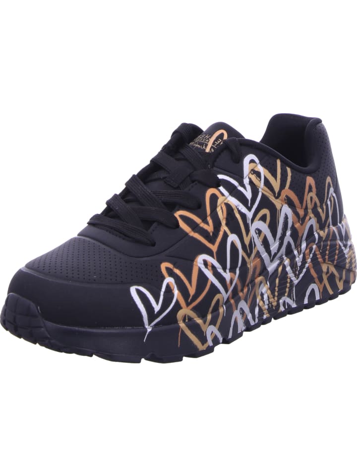 Sneaker UNO LITE - METALLIC LOVE in black/gold