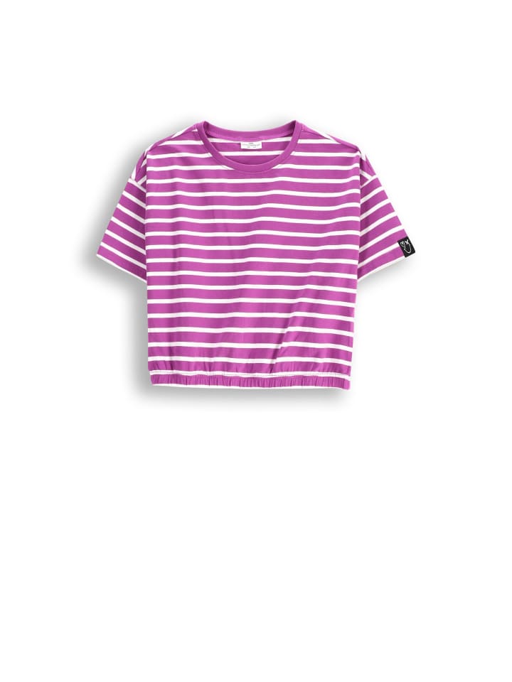 T-Shirt mit kurzem Ärmel in violett