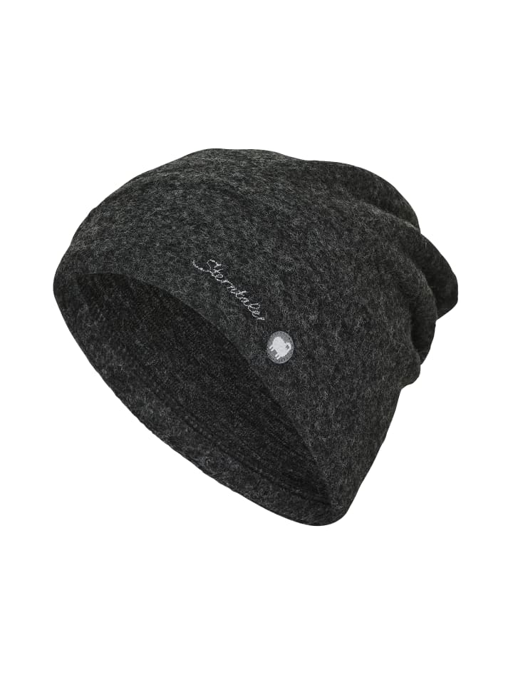 Beanie in anthrazit mel.