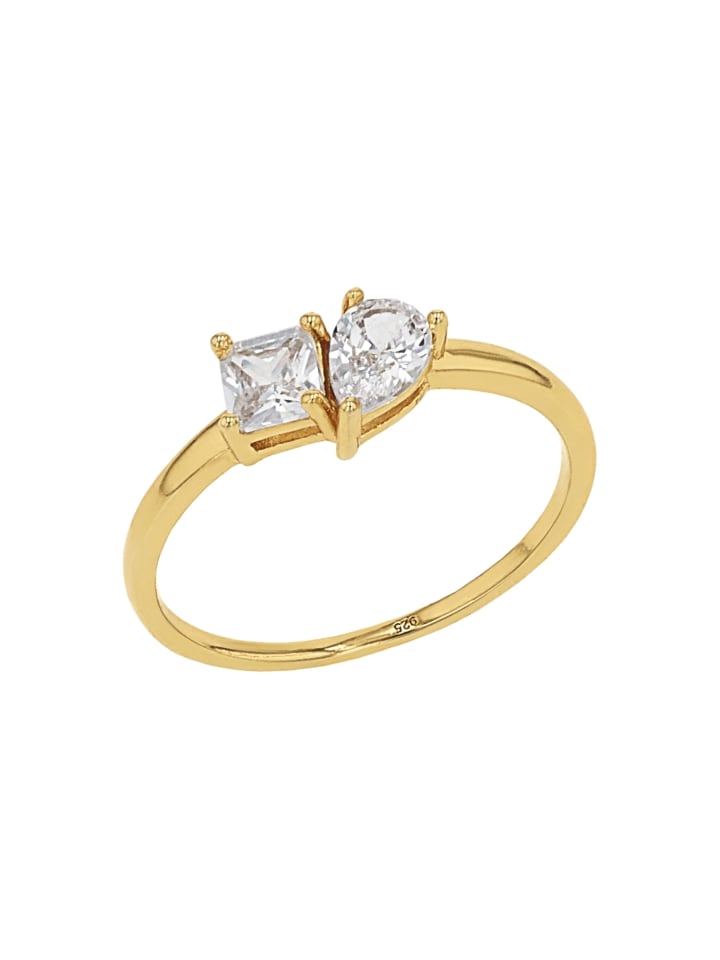 Ring Silber 925, gelbvergoldet in Gold