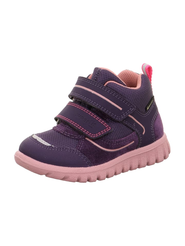 Klettstiefel in Lila