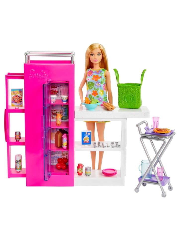 Vorratskammer Spielset | Barbie | Mattel HJV38 | mit Puppe & Zubehör