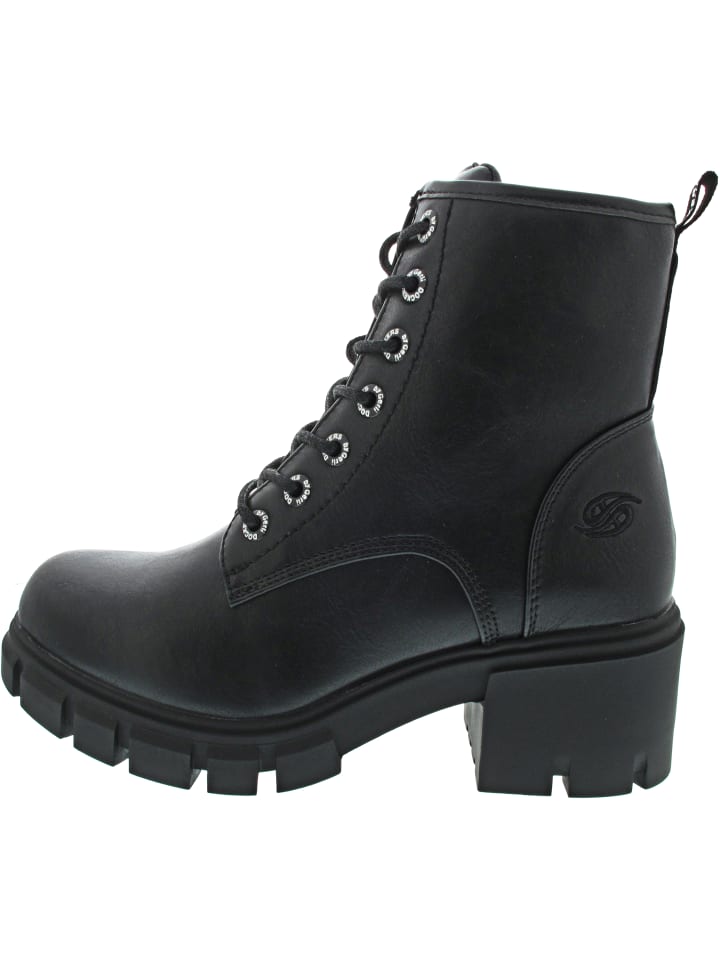 Schnürstiefel Schwarz