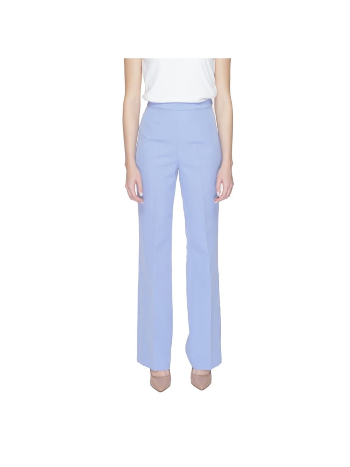 Lila Polyester Freizeithose