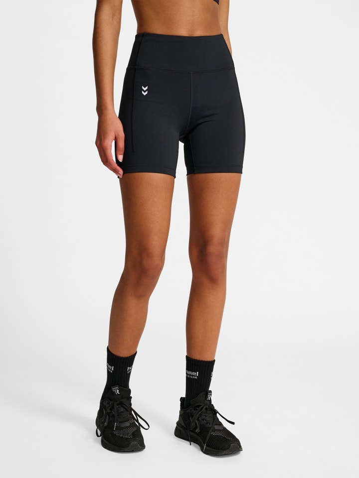 Tight Kurze Hose Hmlhiit Damen in BLACK