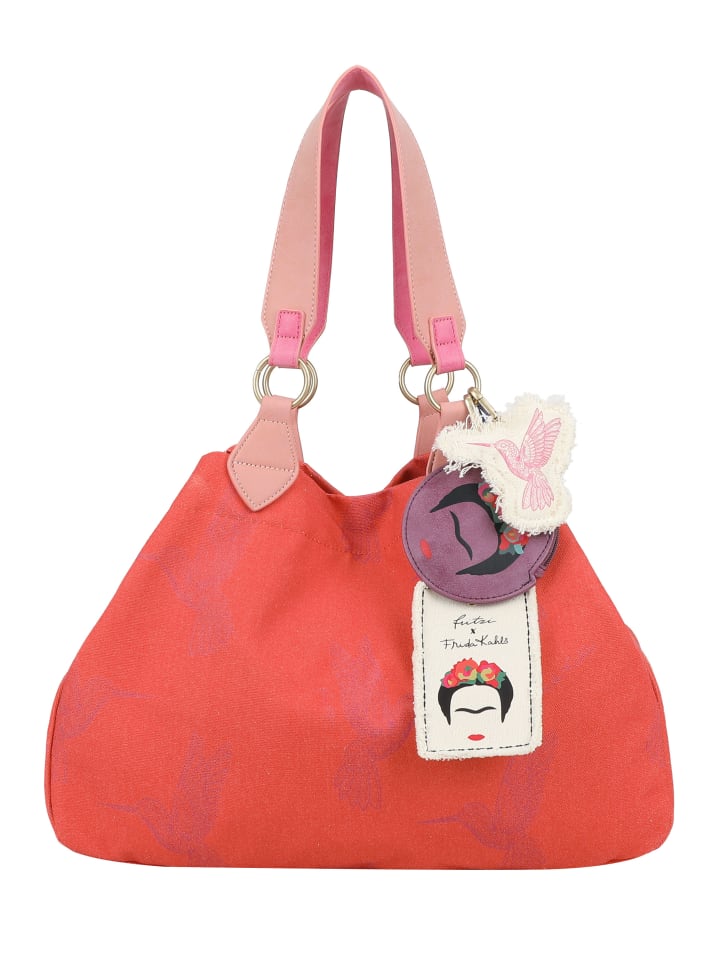 Shopper Fritzi x Frida Kahlo in Grapefruit