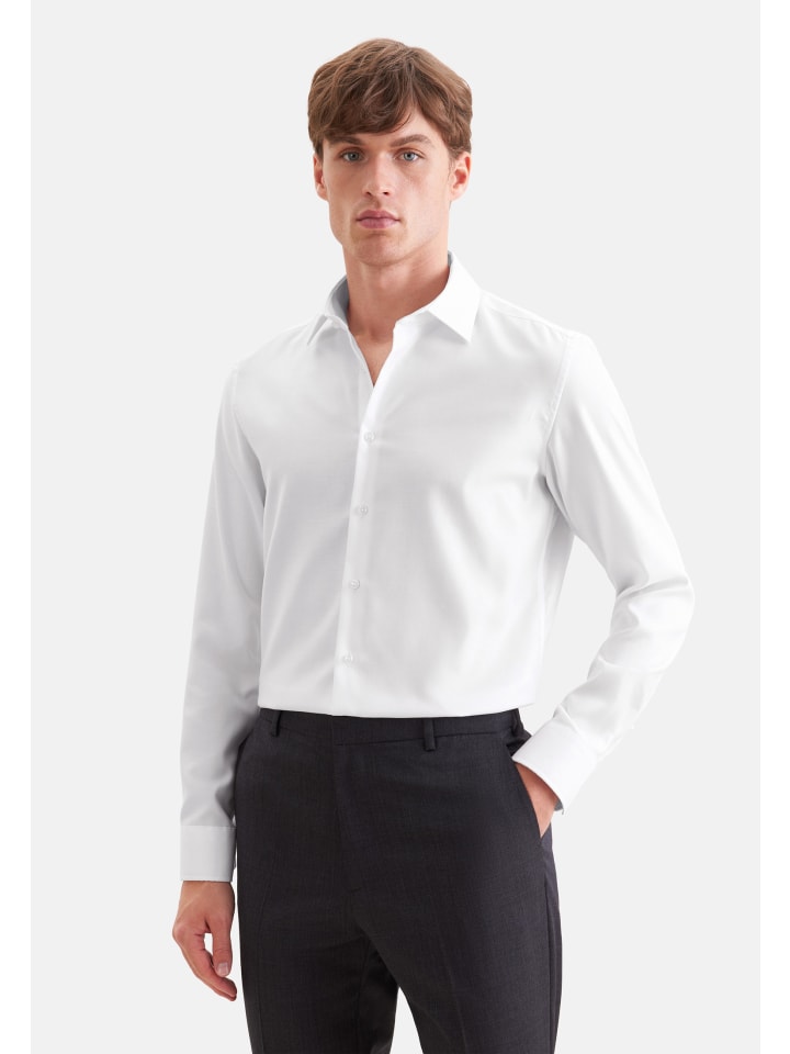 Business Hemd Slim in Weiß