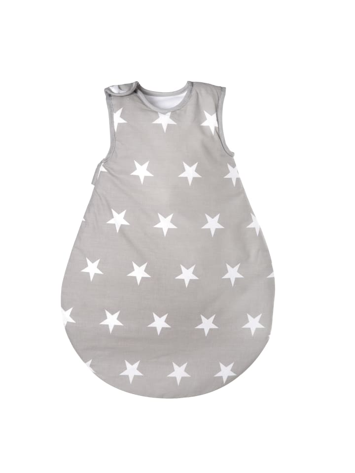 Babyschlafsack 'Little Stars' - ganzjährig - aus atmungsaktiver Baumwolle